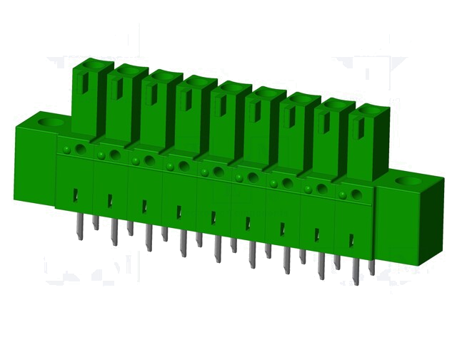 Connector: ontkoppelbare terminal strip; contact; vrouwelijk Connector: ontkoppelbare terminal strip; contact; vrouwelijk